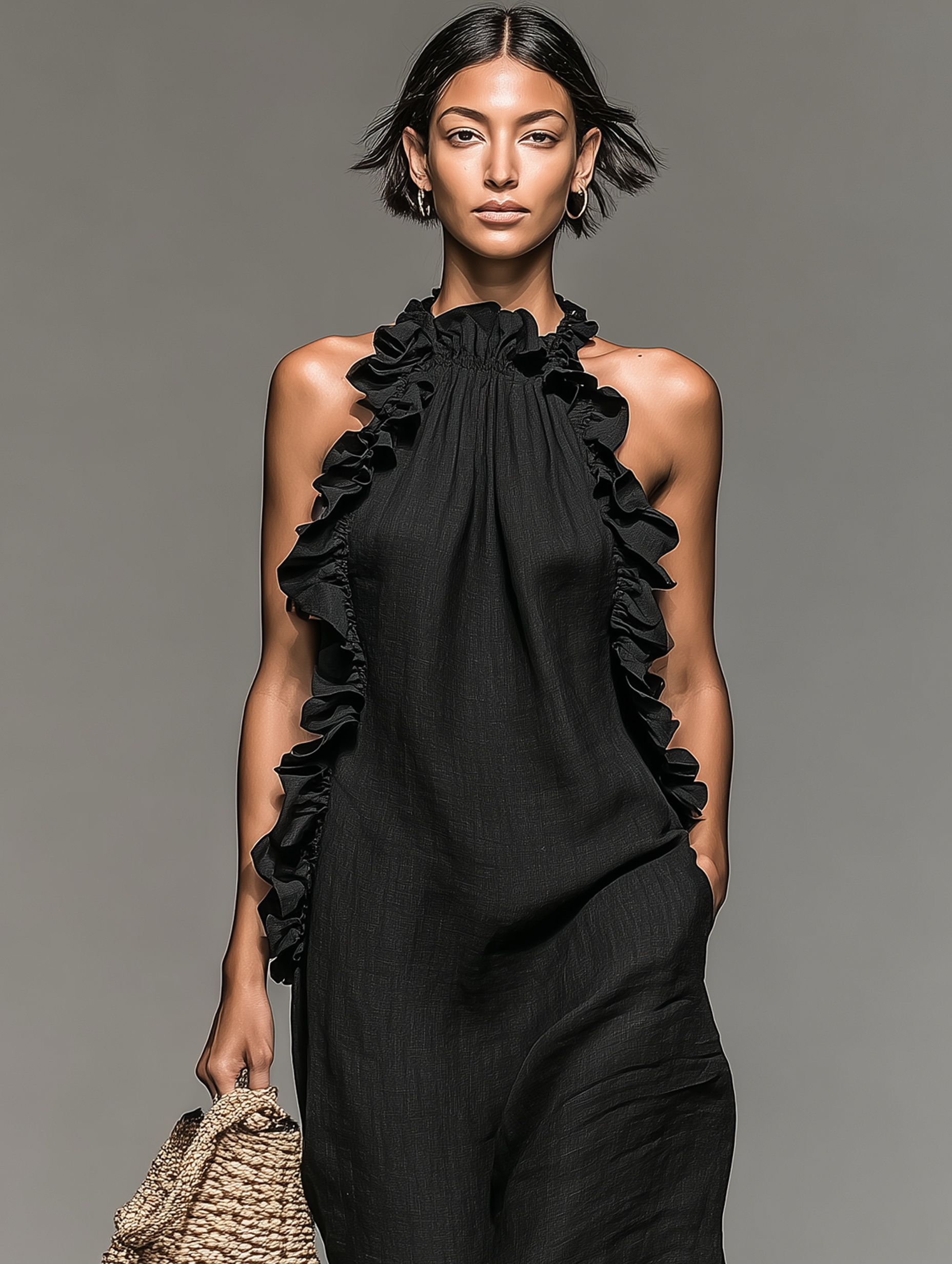 Bellucci Firenze Lua Vestido Maxi con Bolsillos