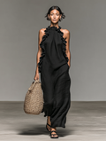 Bellucci Firenze Lua Vestido Maxi con Bolsillos